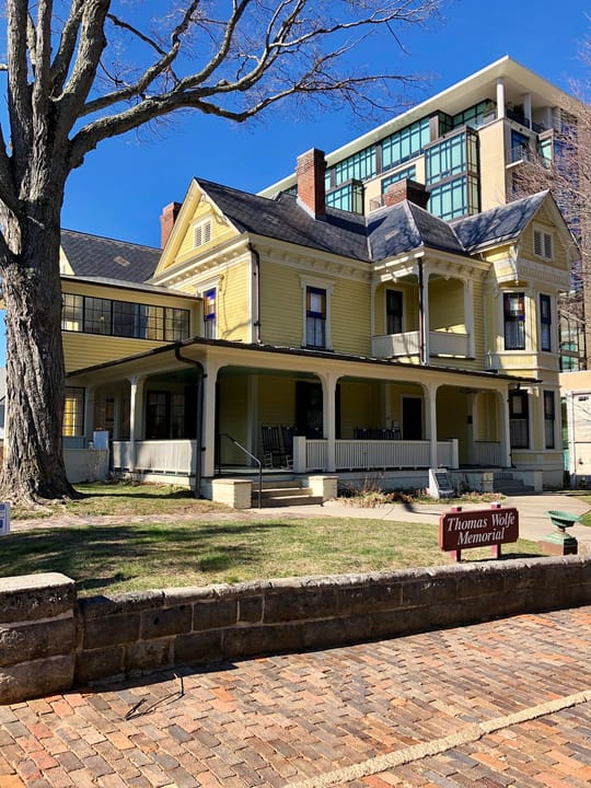 The Thomas Wolfe Memorial (Old Kentucky Home) on Spruce Street in Asheville, North Carolina