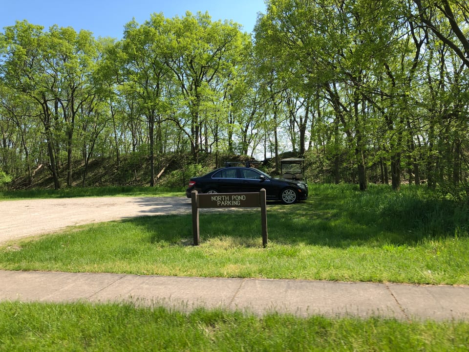 North Pond Parking and Entrance