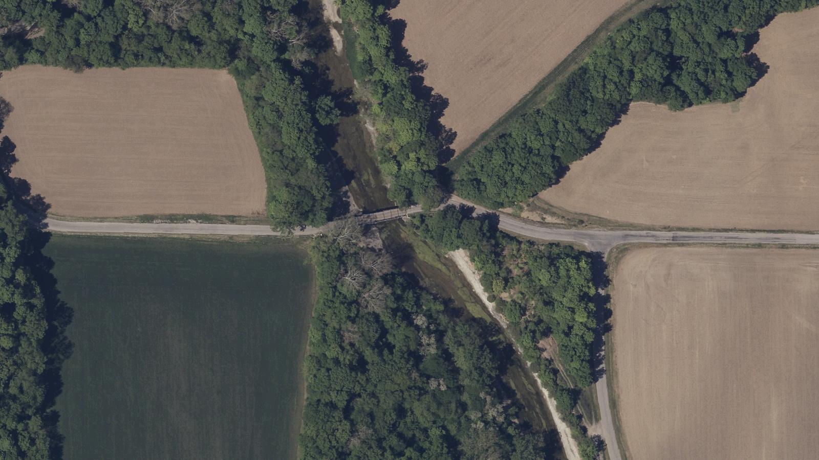 Aerial survey view of Bluebridge