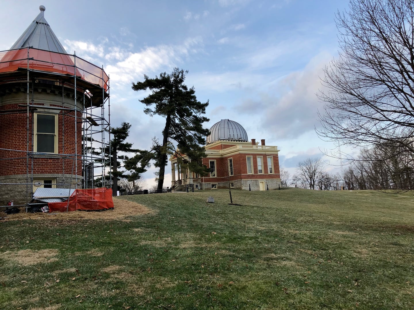 The 1873 Mitchel Building of the Cincinnati Observatory on Mount Lookout