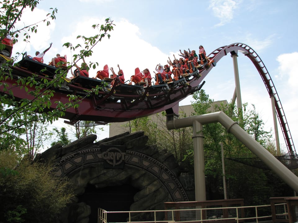The Crypt's entrance underneath Diamondback.