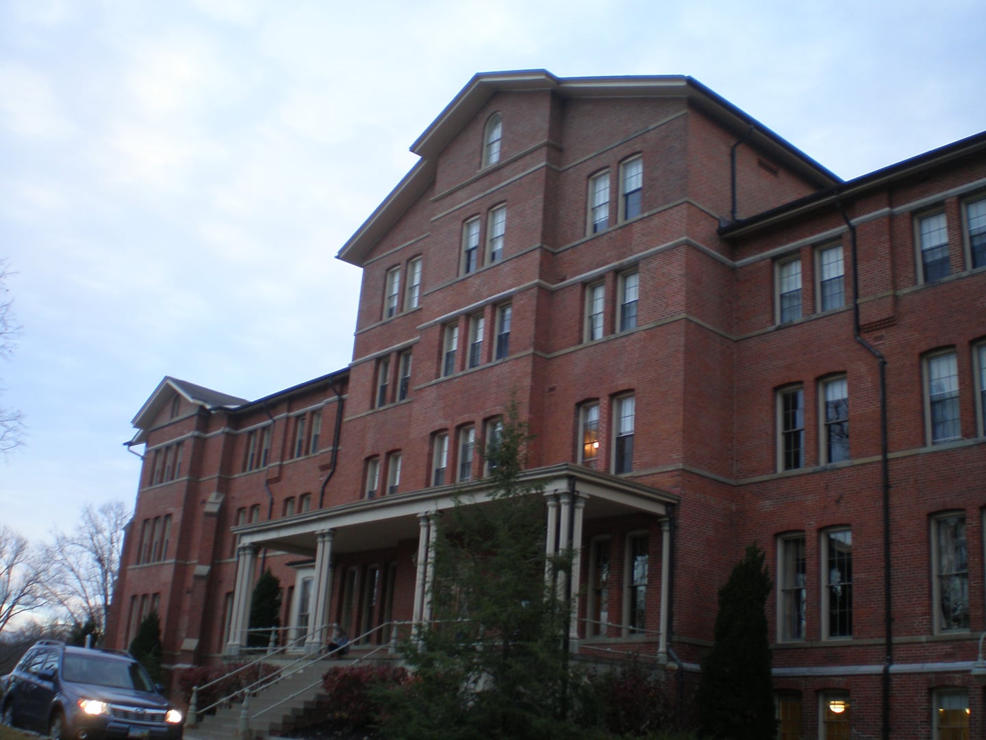 Peabody Hall on the Western Campus of Miami University in Oxford, Ohio, the historic former Western College building.
