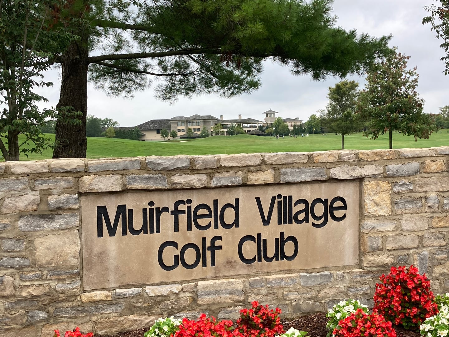 Muirfield Village Golf Club fairway in Dublin, Ohio during the Memorial Tournament