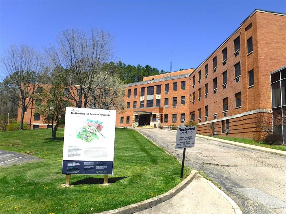 The former Mount St. Mary's Hospital building, now the Mary Hill Center, in Nelsonville, Ohio