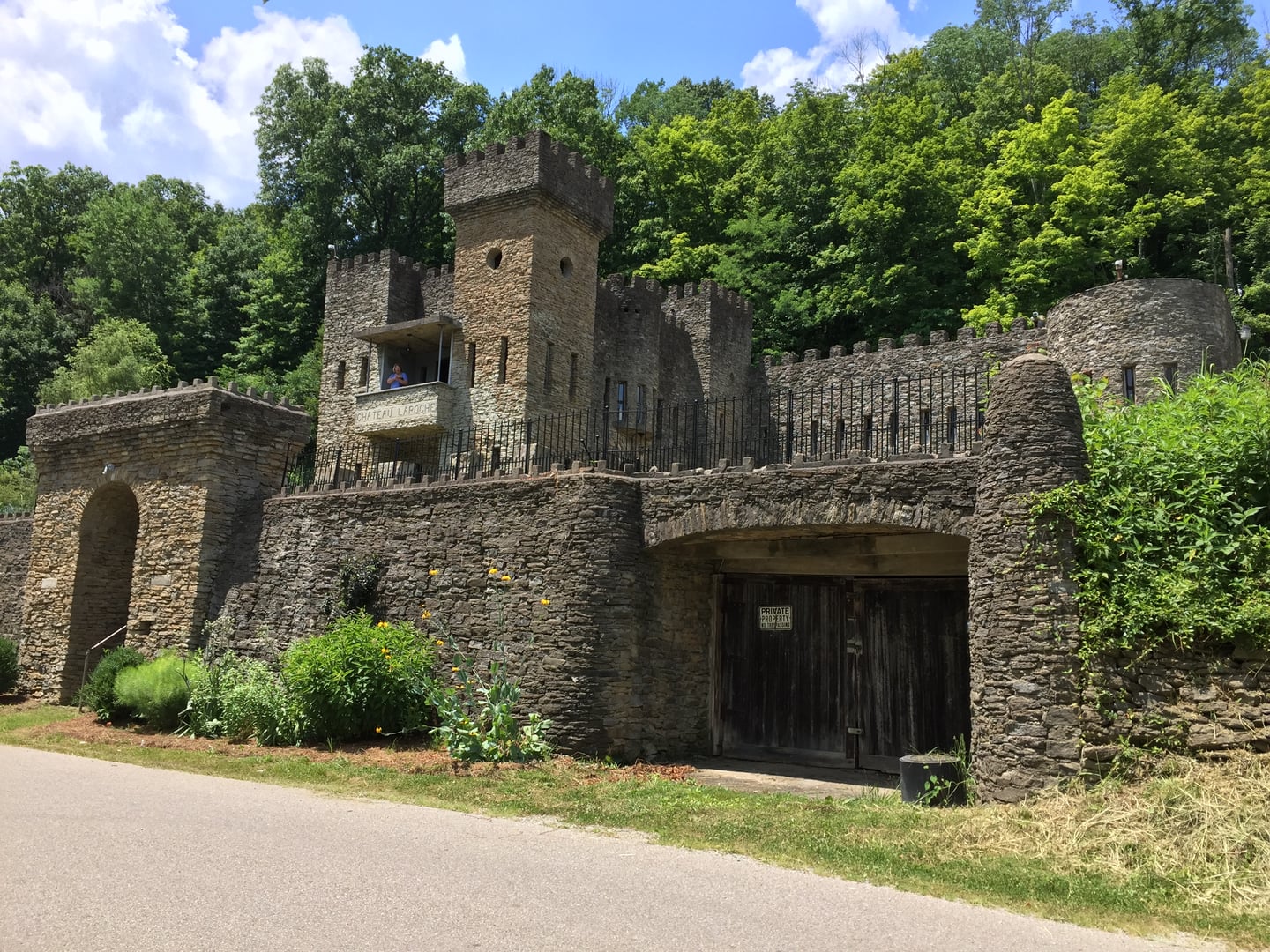 Loveland Castle (Chateau Laroche), the medieval-style stone folly built by Harry Andrews on the Little Miami River in Loveland, Ohio