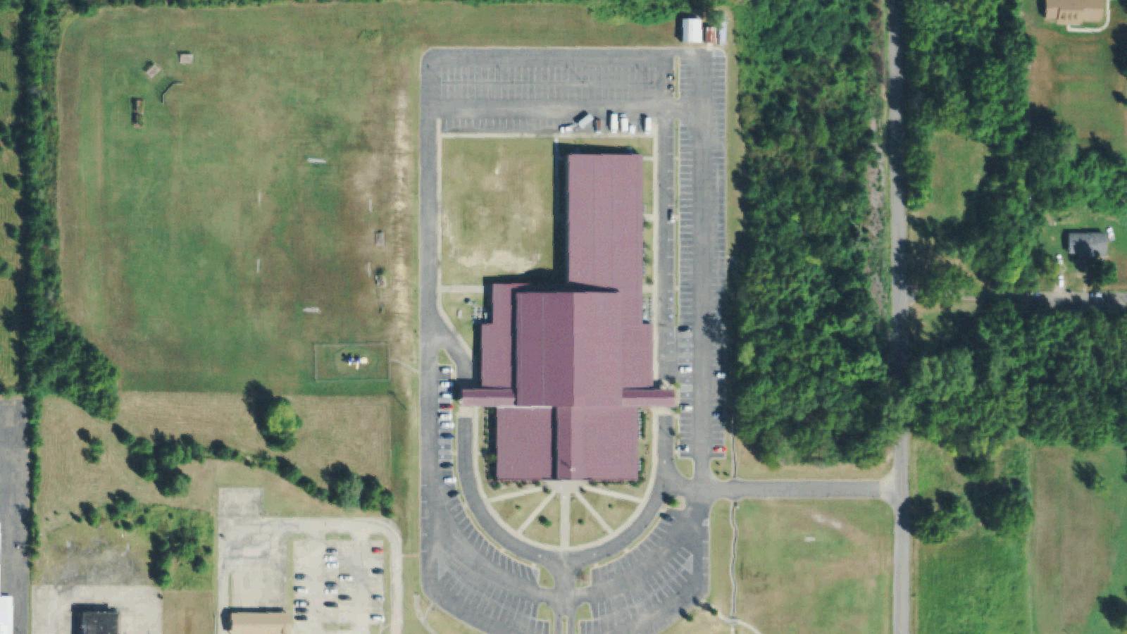Aerial survey view of Boulevard Ave.