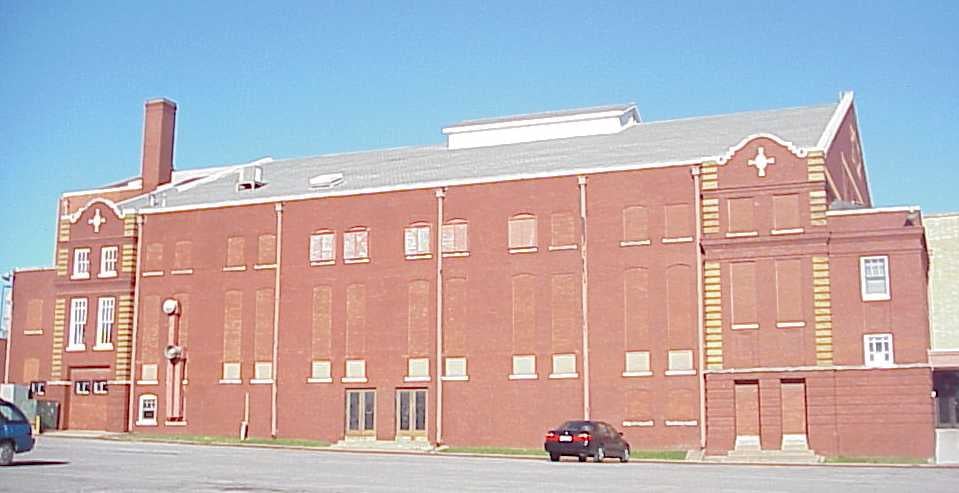 Exterior west facade of the 1914 Brady Theatre (Tulsa Theater) at 105 W. Reconciliation Way in downtown Tulsa, Oklahoma