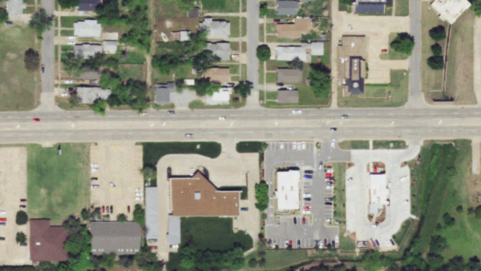 Aerial survey view of Enid Cemetery (Tombstone Tales)
