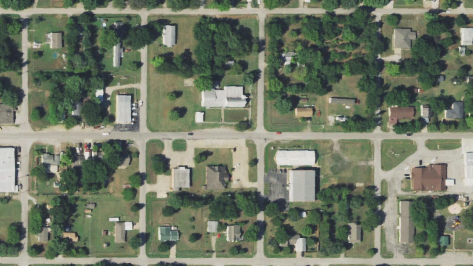 Aerial survey view of Kellyville Cry Baby Bridge