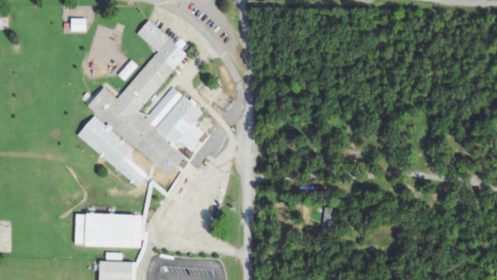 Aerial survey view of Keys Elementary School