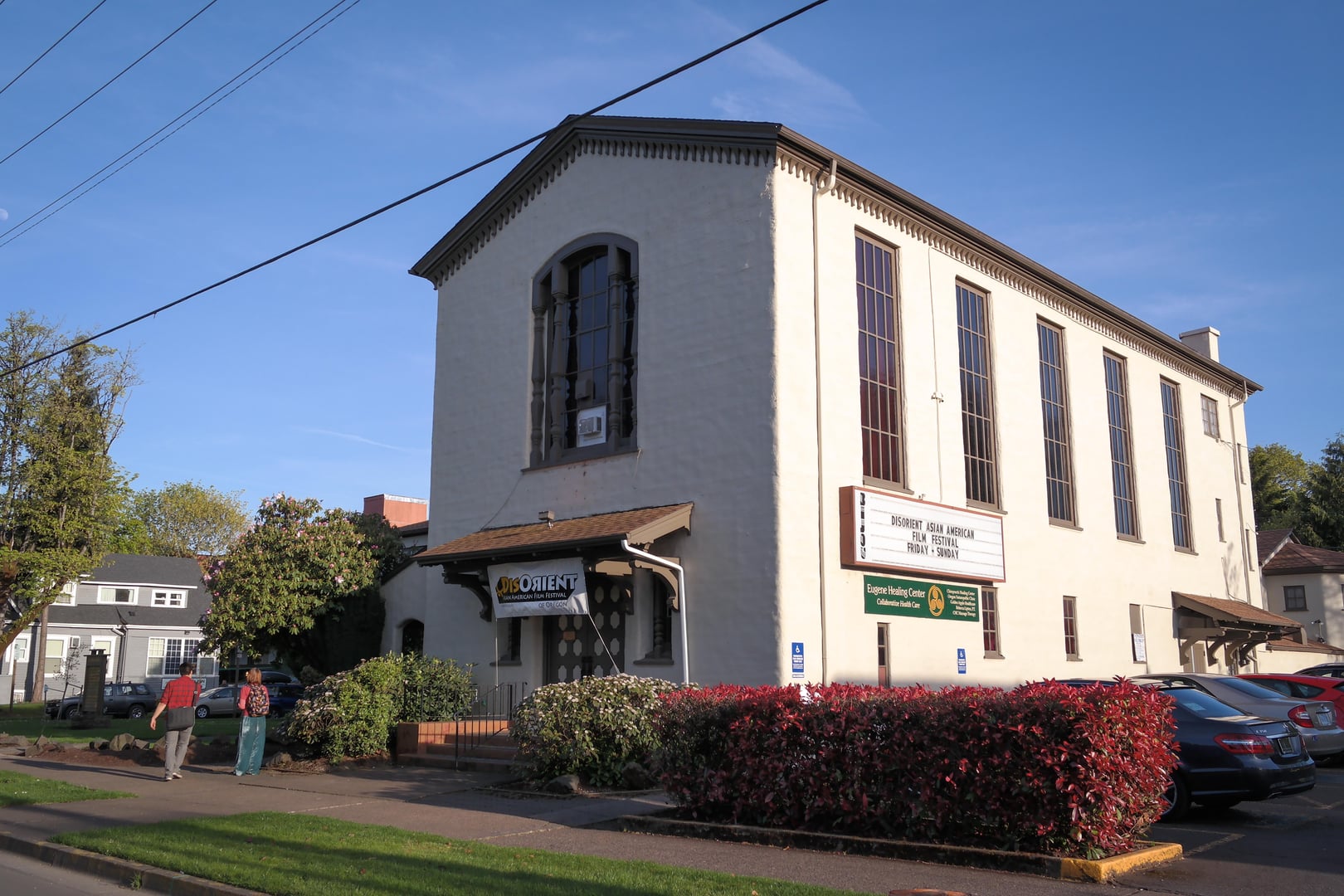 The Art House cinema in the 1925 former church and mortuary building on East 13th Avenue, Eugene, Oregon.