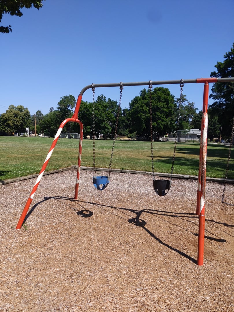 Candy Cane Park (locally nicknamed Hatchet Park) in La Grande, Oregon, a community park in Union County