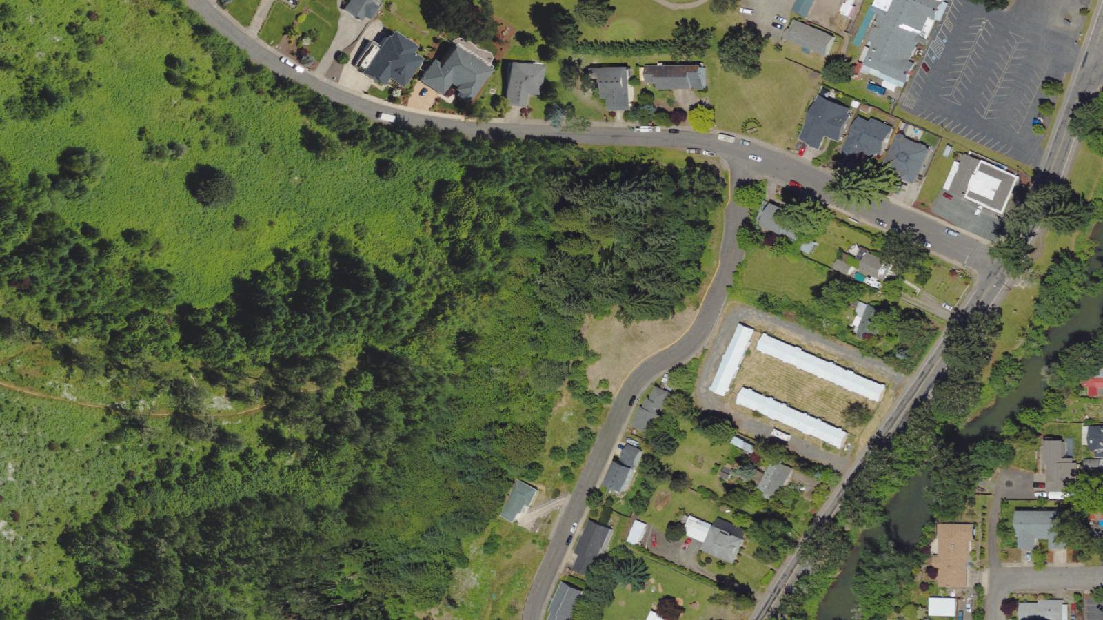Aerial survey view of Mt. David