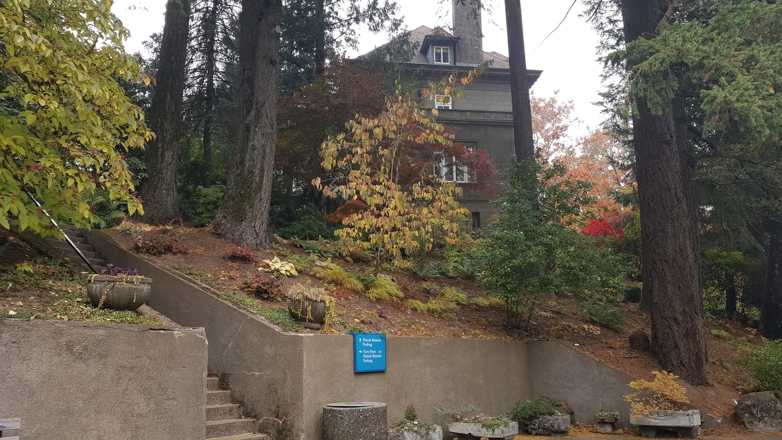 The 1914 French Renaissance-style Pittock Mansion overlooking Portland, Oregon