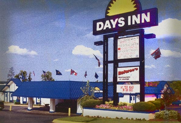 The two-building Days Inn Meadville Conference Center exterior