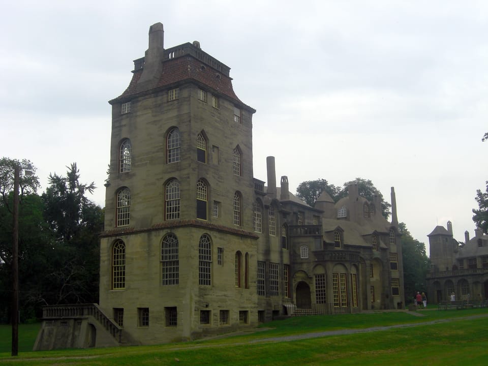 Henry Mercer's concrete-castle Fonthill in Doylestown, Pennsylvania