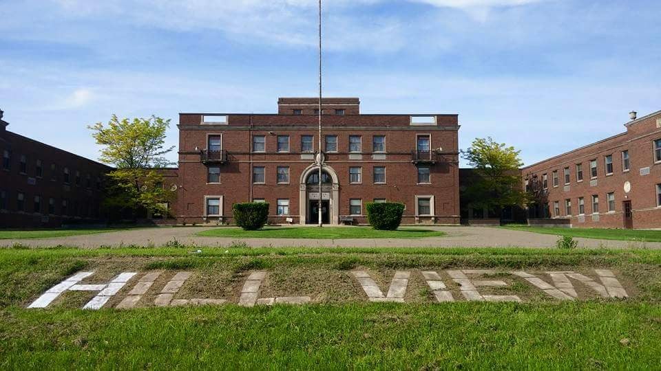 Large red brick institutional building at 2801 Ellwood Road in New Castle Pennsylvania