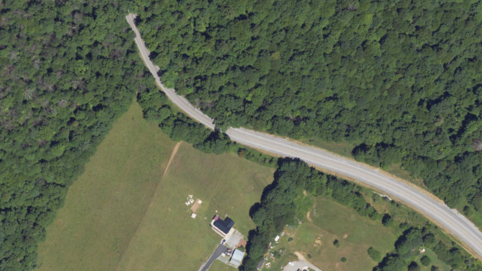 Aerial survey view of Janesville Pike