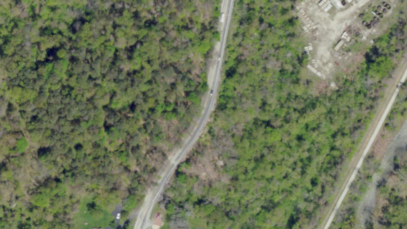Aerial survey view of Noblestown Road