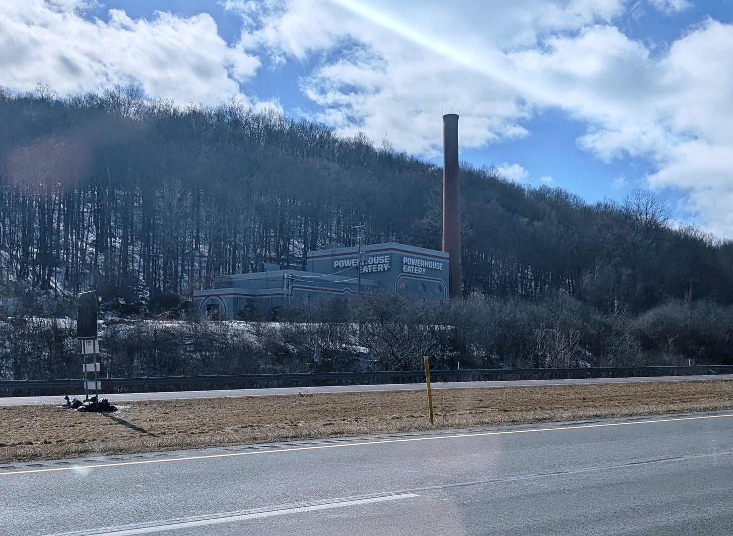 The restored 1938 Powerhouse Eatery, formerly the steam plant for the White Haven Sanatorium in northeastern Pennsylvania