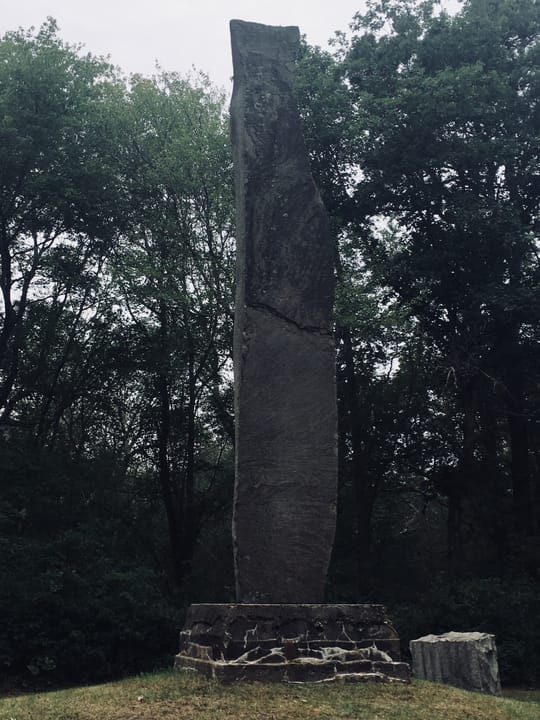 The Great Swamp Fight Monument. The Narragansett Indians last stand in King Phillip’s War. Dec 19, 1675;  West Kingston, Rhode Island.