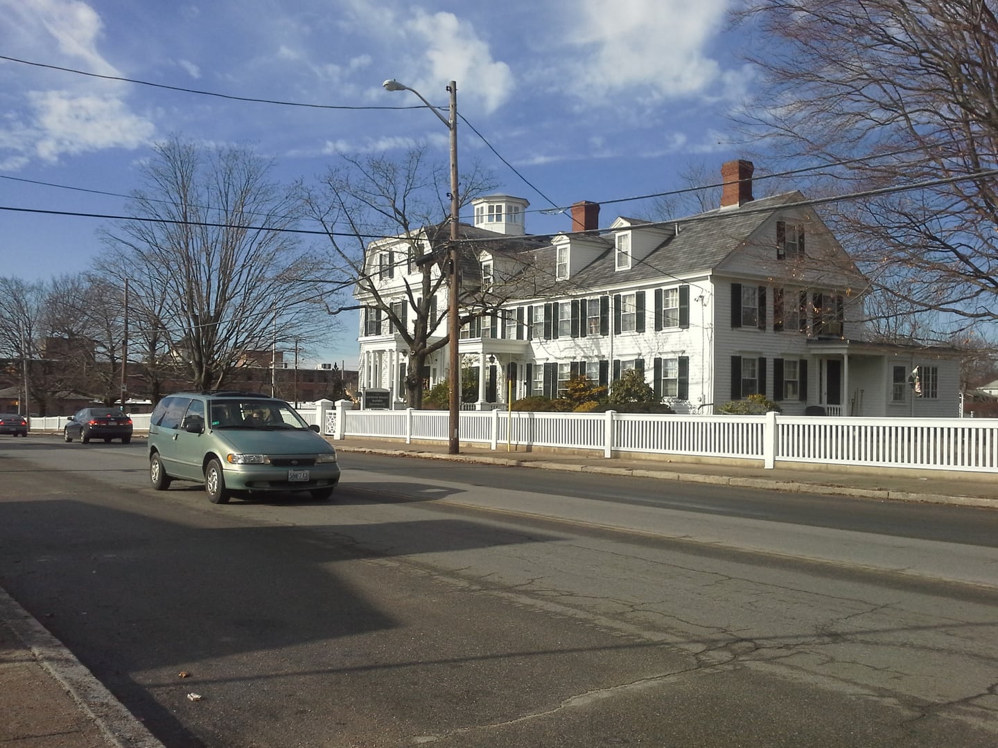 Governor Sprague Mansion in Cranston Rhode Island, 1790 historic house museum exterior
