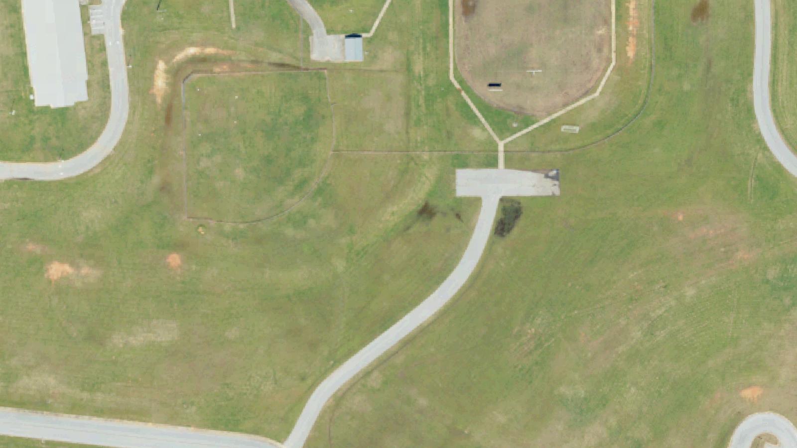 Aerial survey view of Brewer Middle School