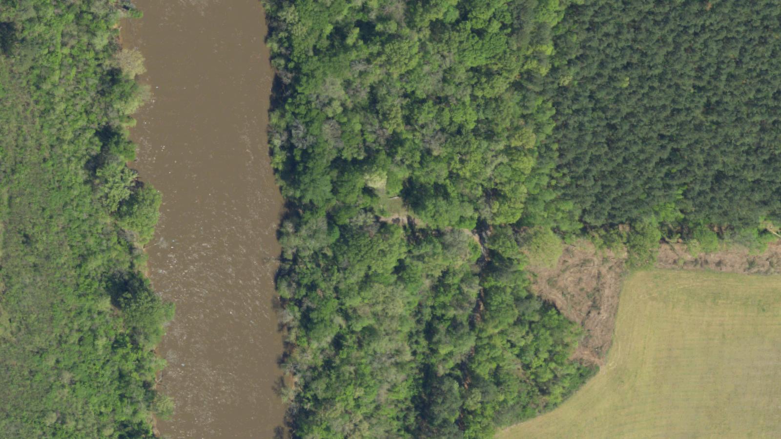 Aerial survey view of Colonel Kolb's Tomb
