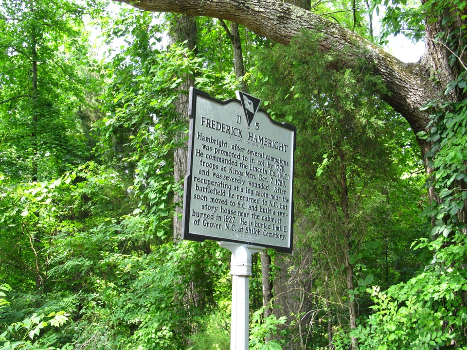 Kings Mountain National Military Park is a National Military Park near Blacksburg, South Carolina, along the North Carolina/South Carolina border. The park commemorates the Battle of Kings Mountain, a pivotal and significant victory by American Patriots over American Loyalists during the Southern Ca