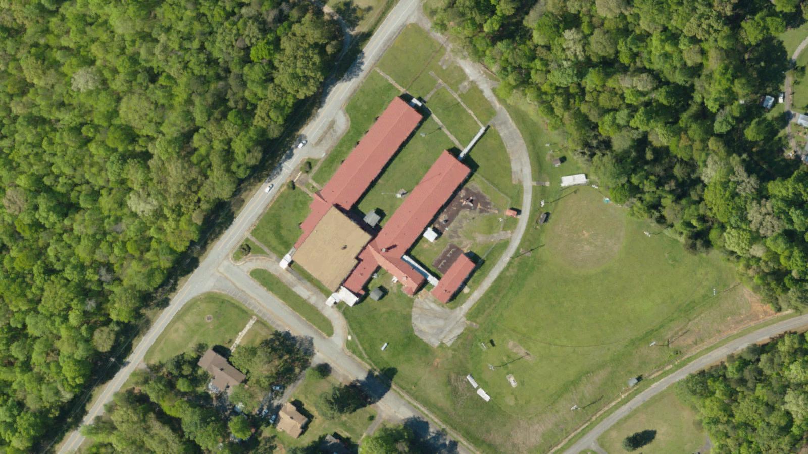 Aerial survey view of Lockhart Water Tower