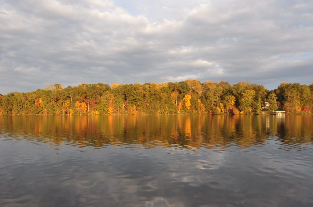 The view across Lake Lyman, SC