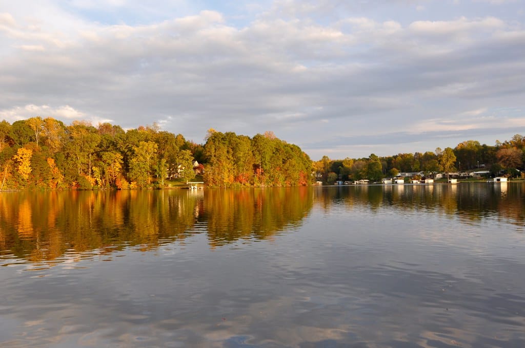 The view across Lake Lyman, SC