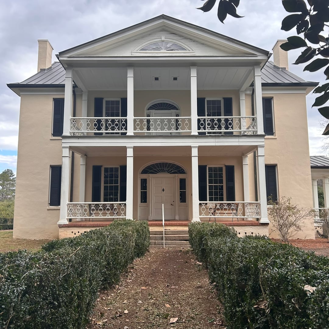 Rose Hill Plantation Gist mansion exterior, Union South Carolina