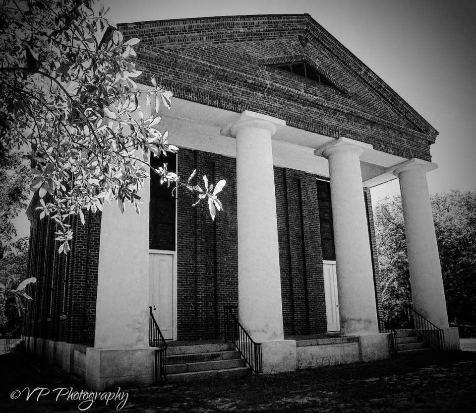Salem Black River Presbyterian Church in Mayesville, South Carolina — founded 1759, with the current brick building dating to 1846, one of the oldest church structures in the state.