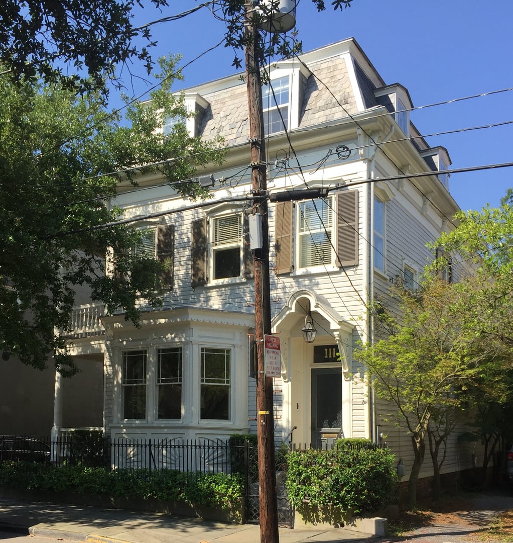 The Rutledge Victorian Bed & Breakfast on Rutledge Avenue in downtown Charleston, South Carolina