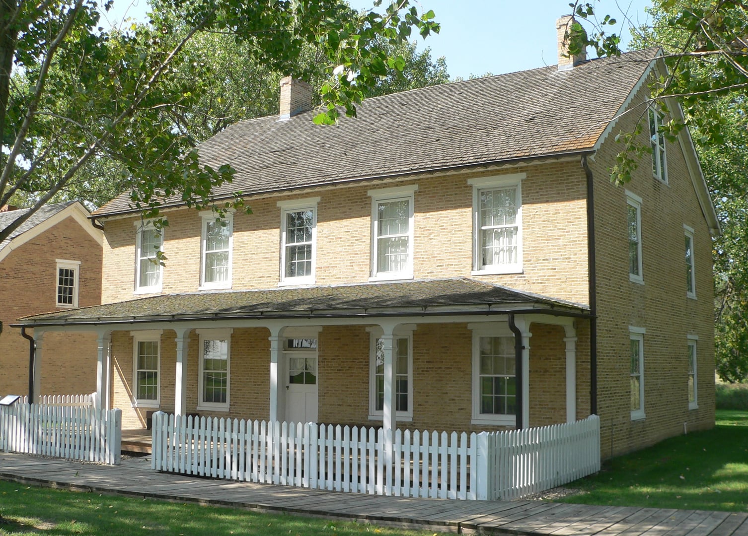 Commanding officer's quarters at Fort Sisseton Historic State Park in northeastern South Dakota