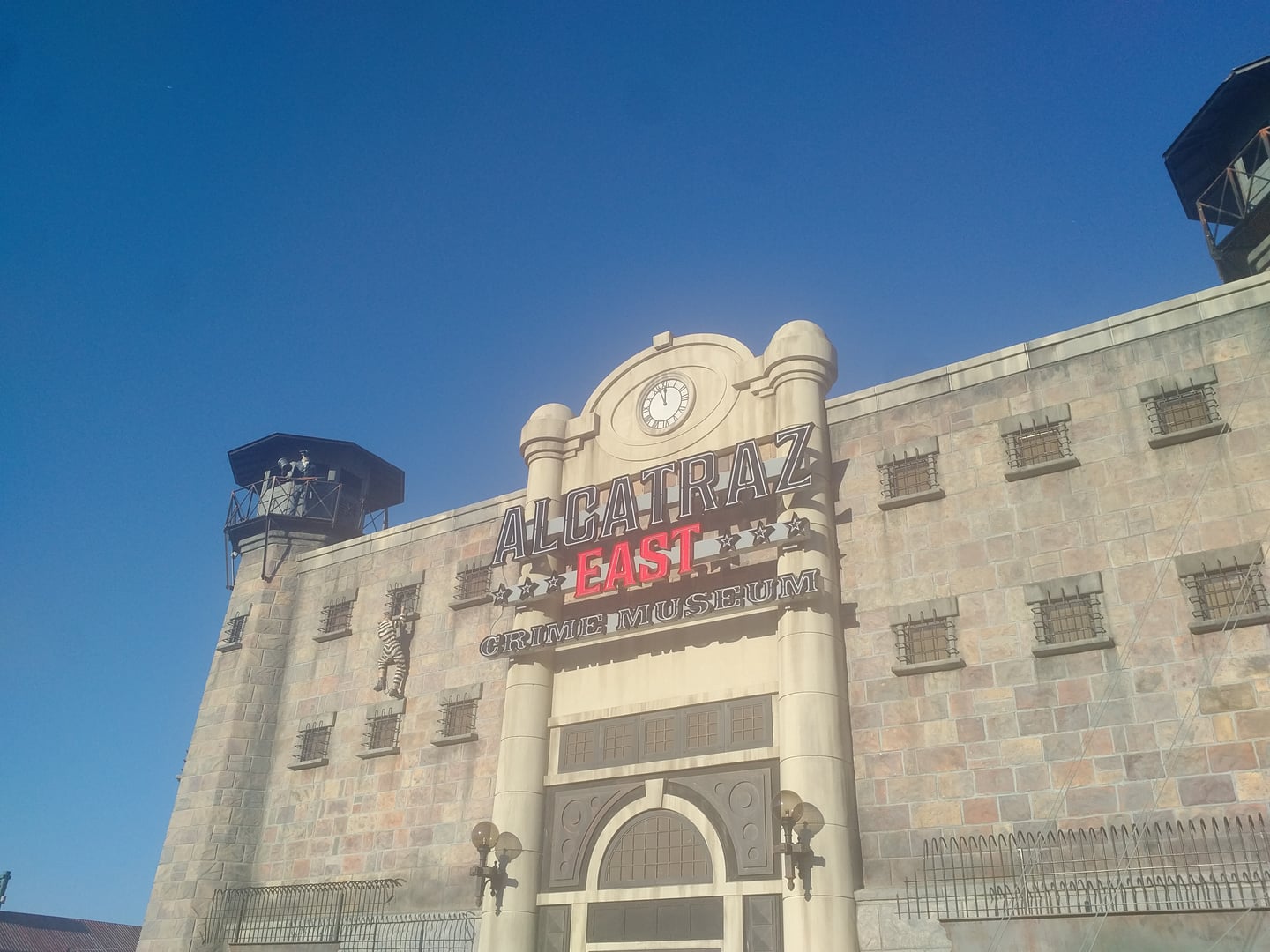 Exterior of Alcatraz East Crime Museum on the Parkway in Pigeon Forge, Tennessee