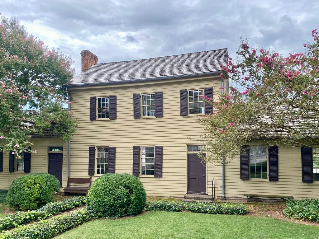 Blount Mansion, 1792 frame house in downtown Knoxville, Tennessee, home of territorial governor William Blount