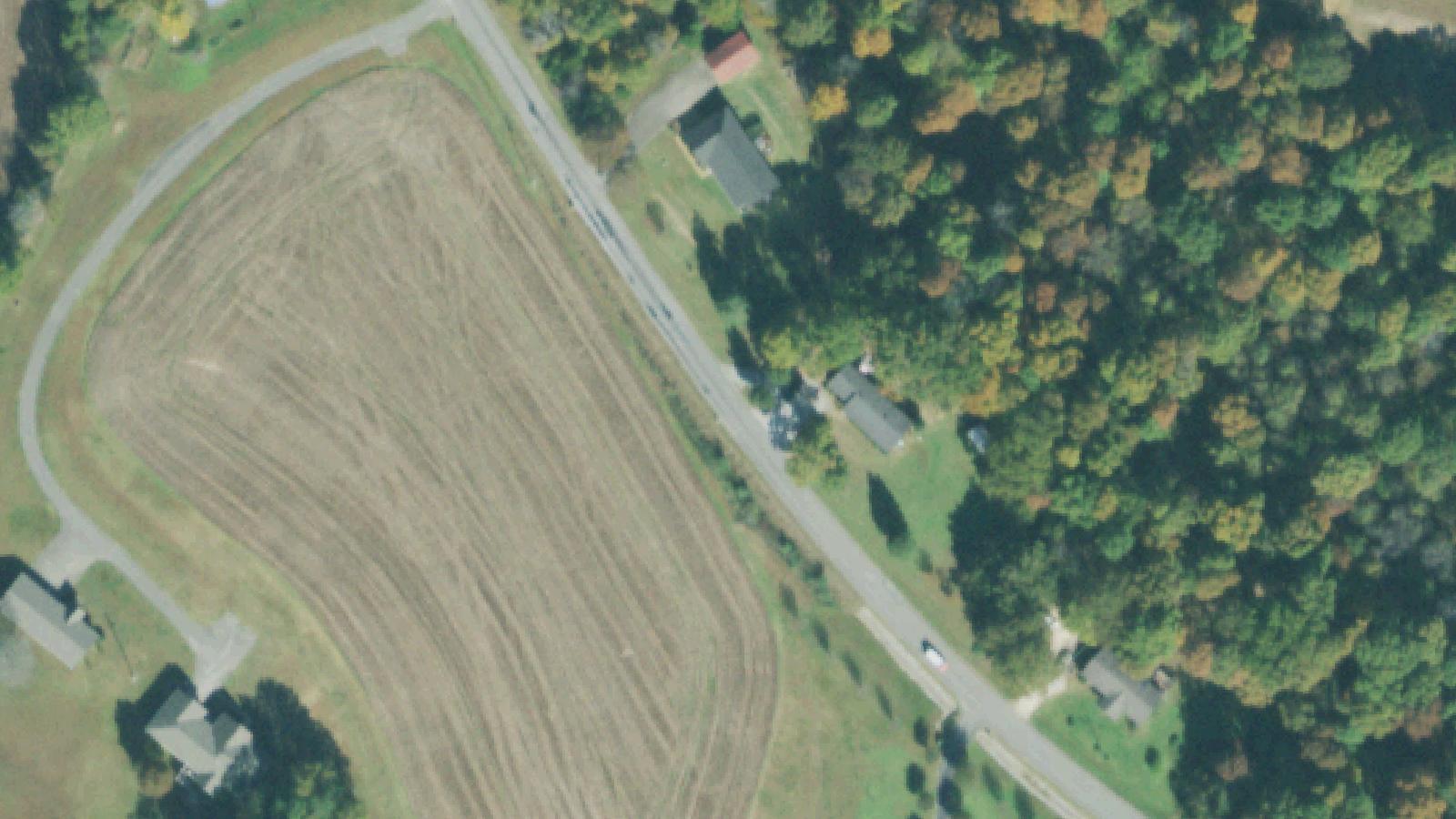 Aerial survey view of Hope Hill Cemetery