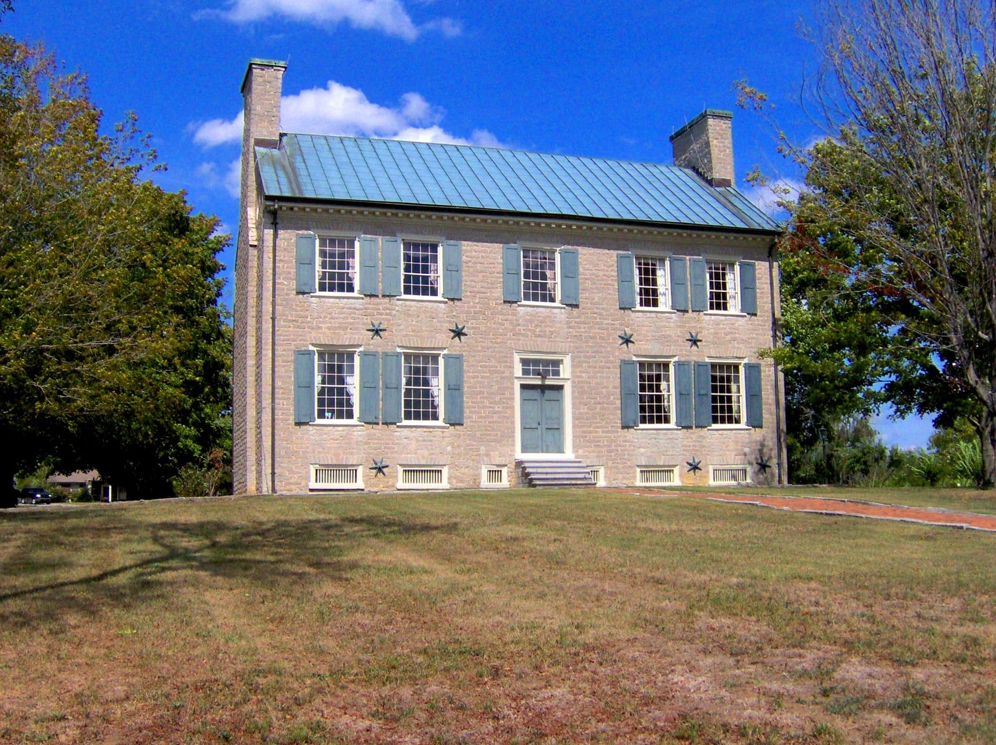 Cragfont, the 1798-1802 stone mansion of General James Winchester in Castalian Springs, Tennessee