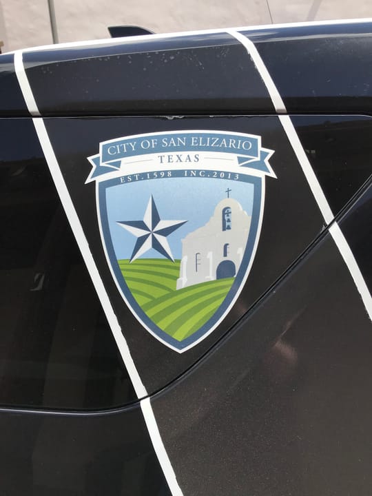 The San Elizario city emblem in San Elizario, TX
The San Elizario city emblem in San Elizario, TX; https://www.nps.gov/nr/travel/el_camino_real_de_tierra_adentro/San_Elizario_Historic_District.html
Keywords: elca; el camino real de tierra adentro; nht; national historic trail; san elizario; tx; texa