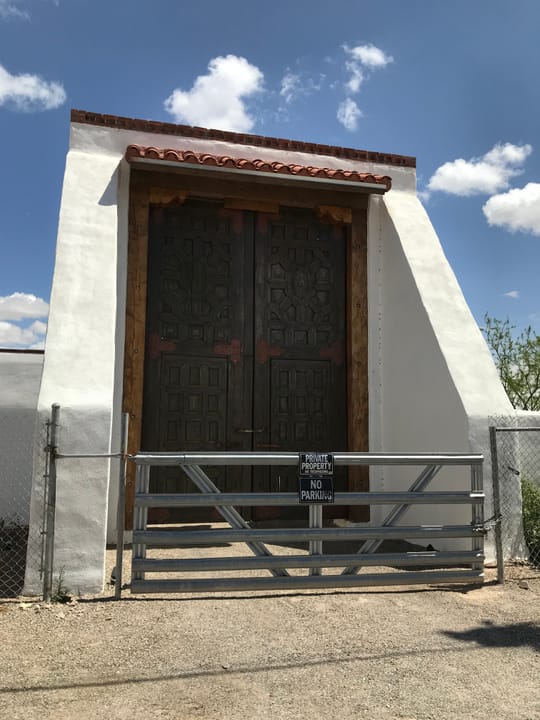 The Presidio Mission gate in San Elizario, TX
The Presidio Mission gate in San Elizario, TX; https://www.nps.gov/nr/travel/el_camino_real_de_tierra_adentro/San_Elizario_Historic_District.html
Keywords: elca; el camino real de tierra adentro; nht; national historic trail; san elizario; tx; texas; el 