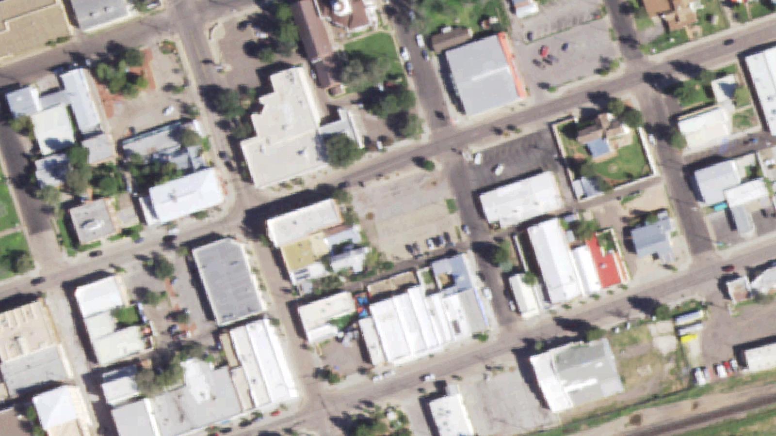 Aerial survey view of Alpine