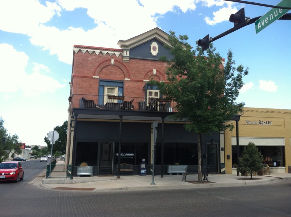 The Hancock Building at 118 N. 5th St. in Alpine, Texas was designated a Recorded Texas Historic Landmark in 1965. The building originally served as a Masonic lodge and now houses the Alpine Avalanche newspaper on the ground floor with residential lofts upstairs.