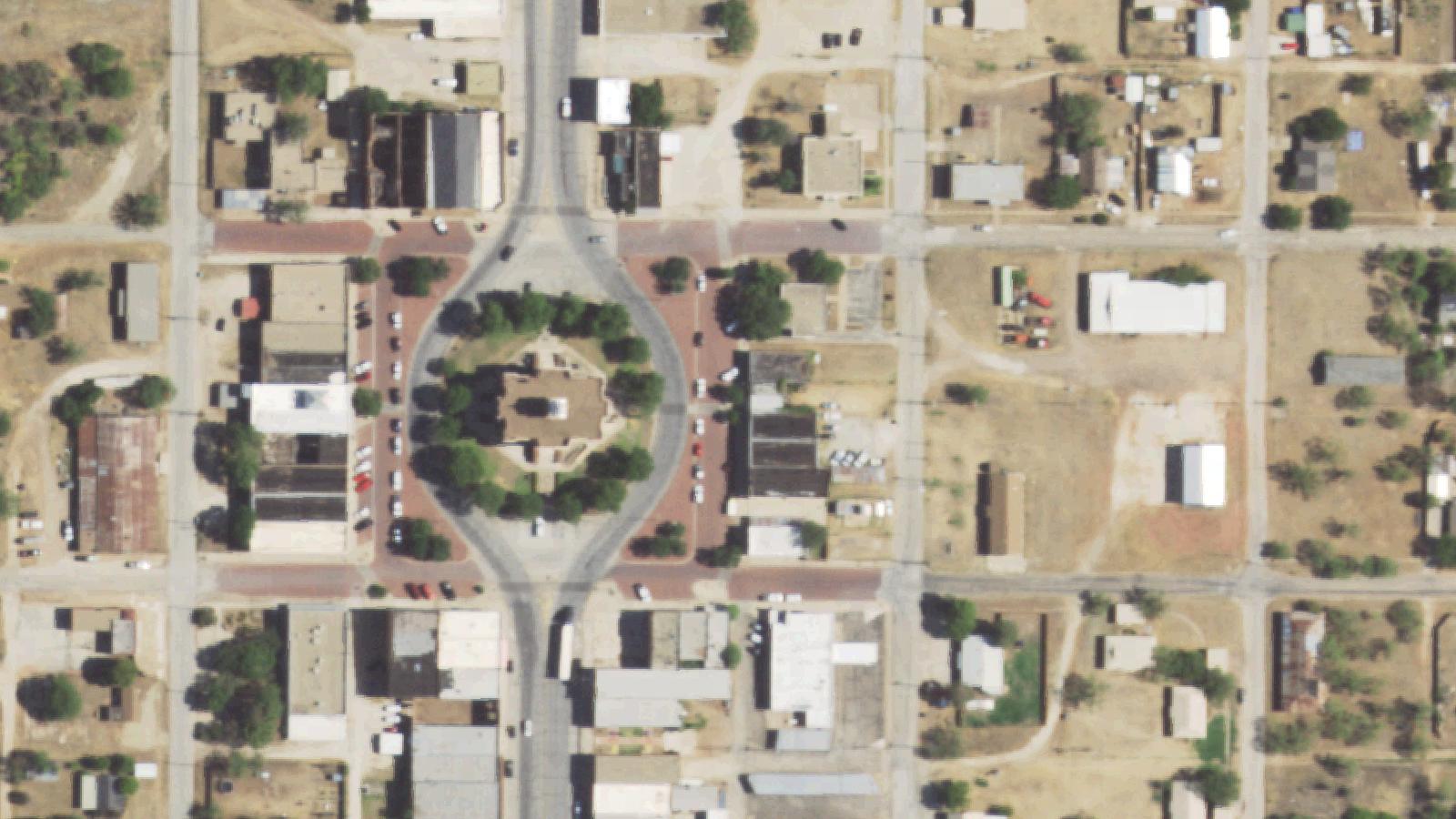 Aerial survey view of Anson Lights