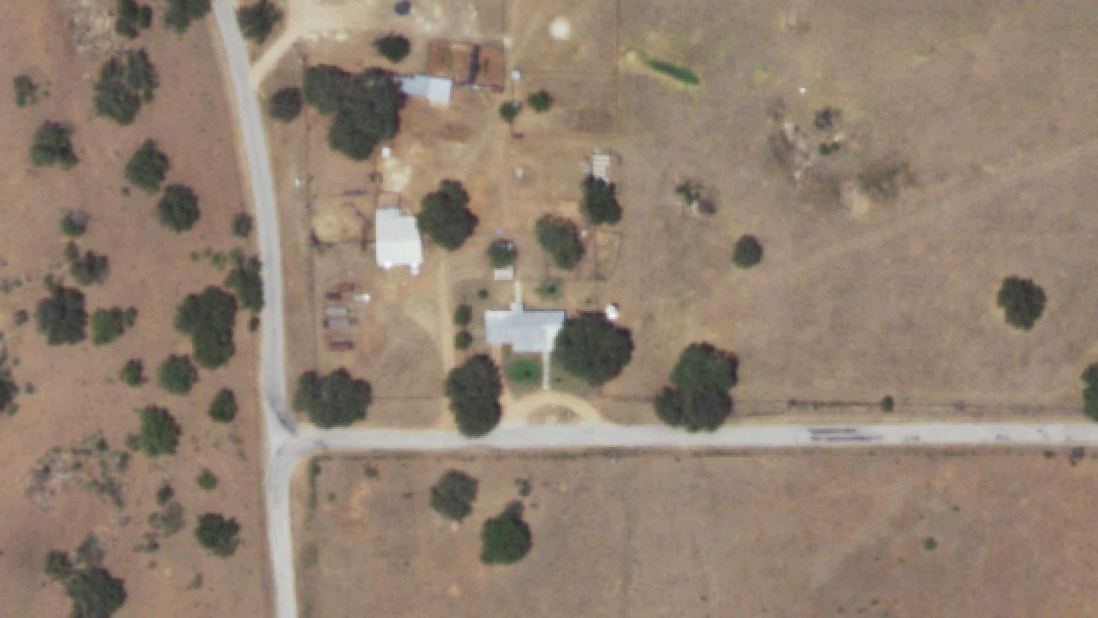 Aerial survey view of Baby Head Cemetery