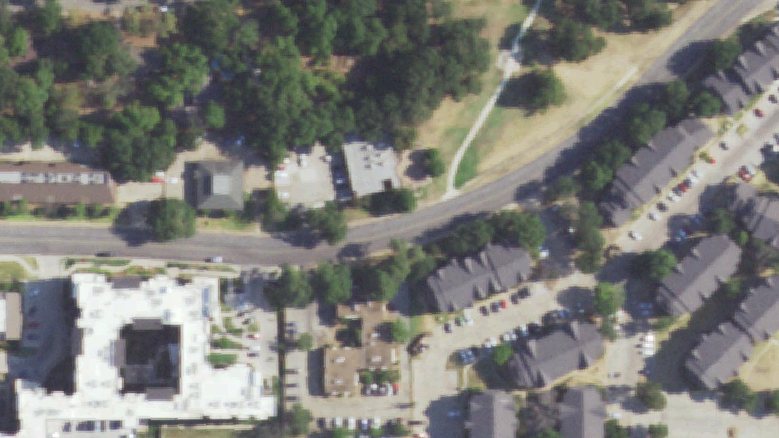 Aerial survey view of Berachah Industrial Home Cemetery (Lost Cemetery of Infants)