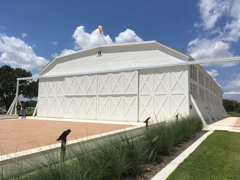 Hangar 9 at the former Brooks Air Force Base, San Antonio, Texas