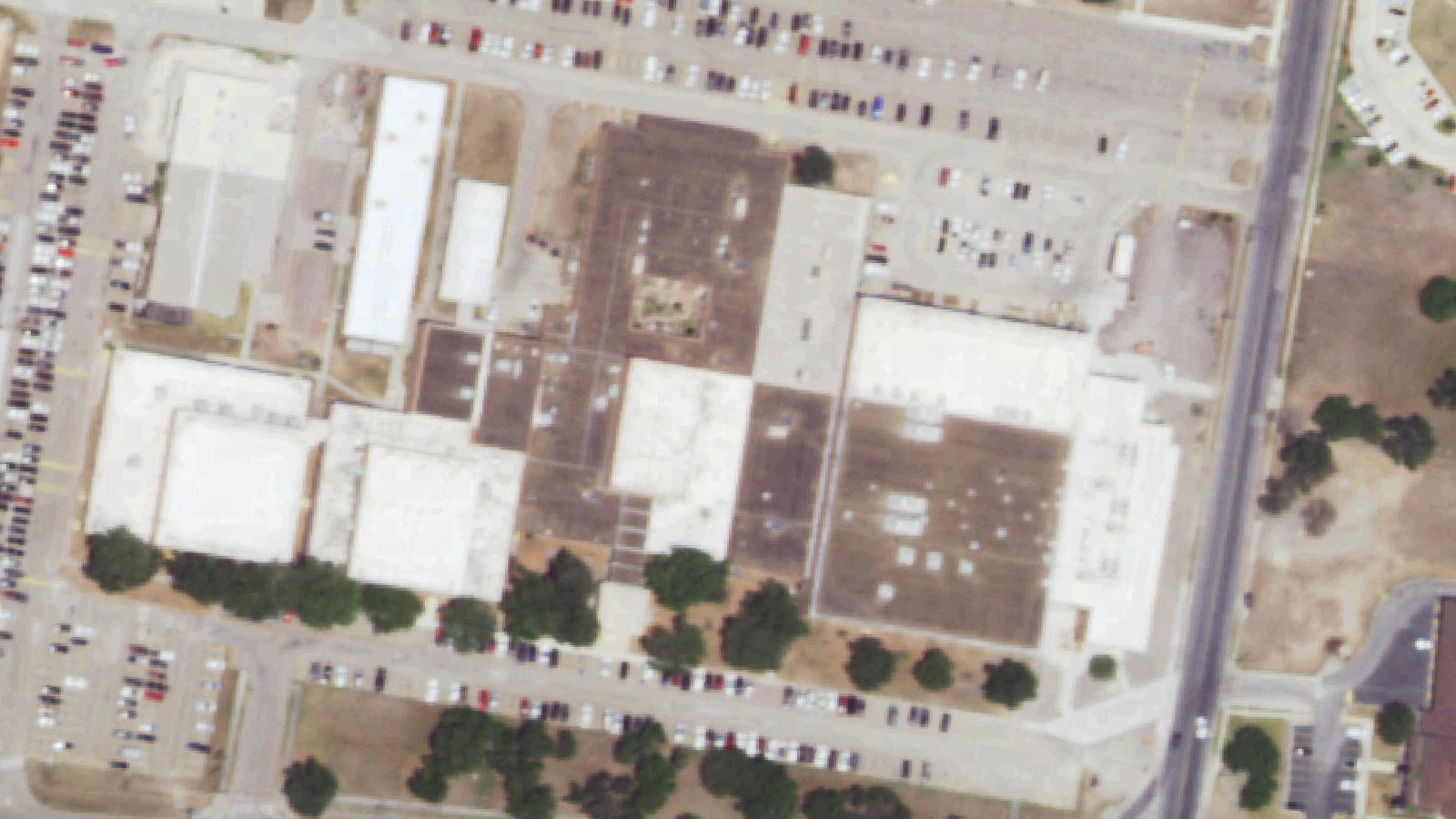 Aerial survey view of Calallen High School