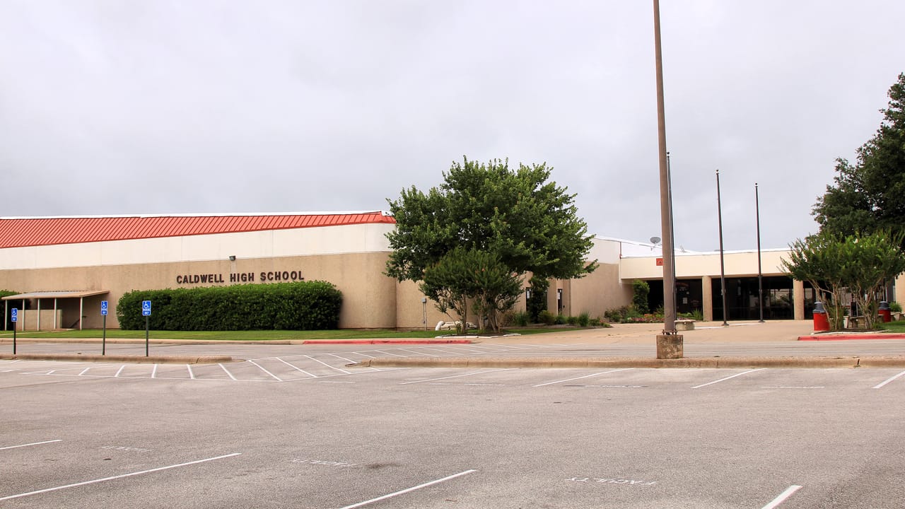 Caldwell High School in Caldwell, Texas, United States.
